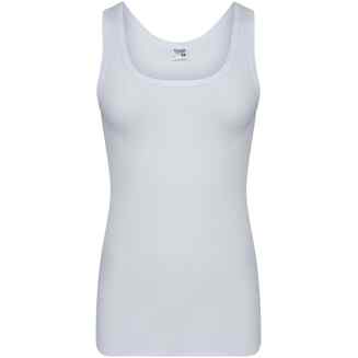 Vooraanzicht Singlet Wit